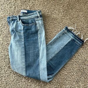 Flying Money cropped jeans. Size 28